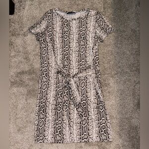 Snakeprint Dress